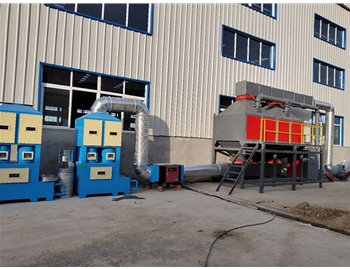 青岛某能源公司沥青烟气治理