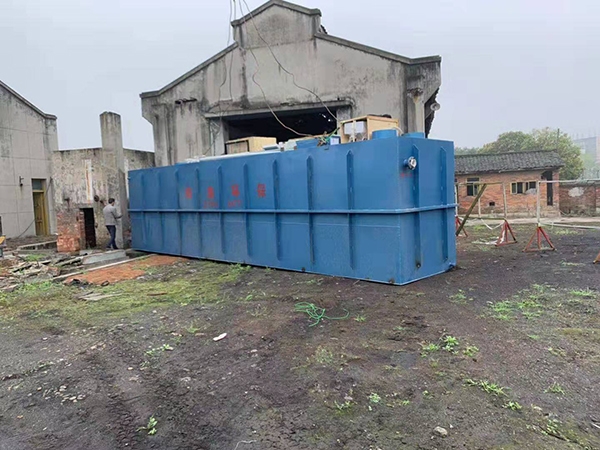 四川省乡村生活污水处理设备现场展示