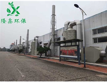 山东泰山酒业废气处理设备现场